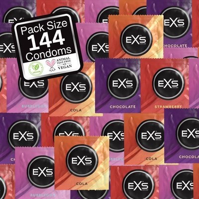 Prezerwatywy mix smaków 144 szt EXS Prezerwatywy mix smaków 144 szt EXS