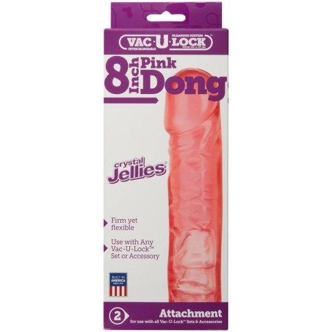 Doc Johnson - Krystaliczne dildo 20 cm Doc Johnson - Krystaliczne dildo 20 cm