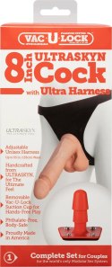 Doc Johnson - Uprząż z dildo - 20 cm