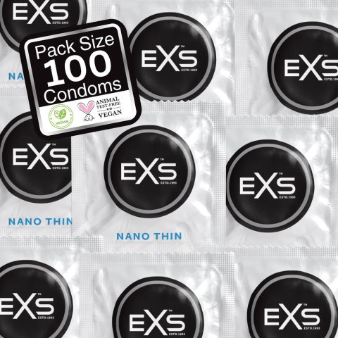 Prezerwatywy Nano cienkie 100 szt EXS Prezerwatywy Nano cienkie 100 szt EXS