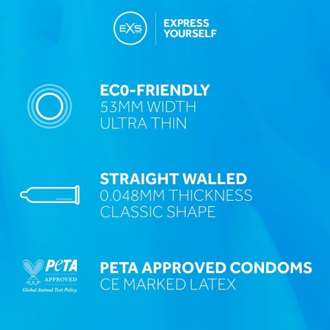 Prezerwatywy Pure 12 szt EXS Prezerwatywy Pure 12 szt EXS