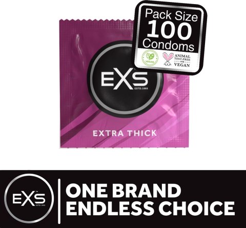 Prezerwatywy cienkie 100 szt EXS Prezerwatywy cienkie 100 szt EXS