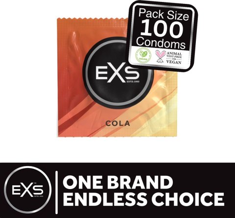Prezerwatywy cola 100 szt EXS Prezerwatywy cola 100 szt EXS