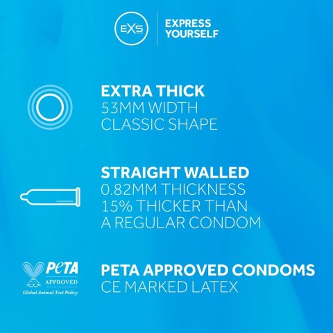 Prezerwatywy extra cienkie 12 szt EXS Prezerwatywy extra cienkie 12 szt EXS