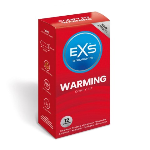 EXS Comfy Fit Warming 12 szt. prezerwatywy z efektem rozgrzewającym EXS Comfy Fit Warming 12 szt. prezerwatywy z efektem rozgrzewającym