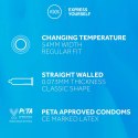 EXS Comfy Fit Warming 12 szt. prezerwatywy z efektem rozgrzewającym