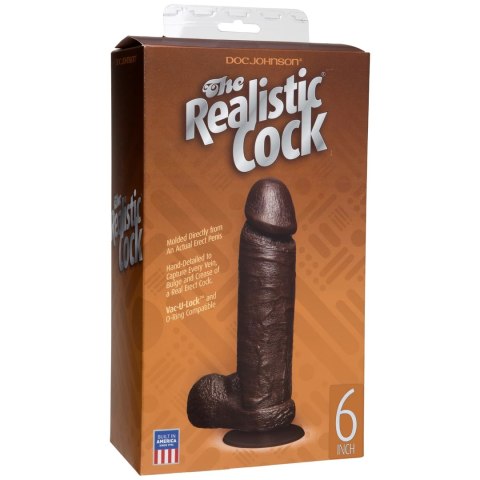 Doc Johnson - Dildo z jądrami i przyssawką 16 cm Doc Johnson - Dildo z jądrami i przyssawką 16 cm