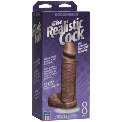Doc Johnson - Dildo z jądrami i przyssawką 20 cm Doc Johnson - Dildo z jądrami i przyssawką 20 cm