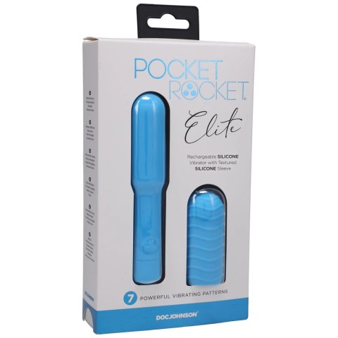 Doc Johnson - Mini Wibrator z Wymienną Nakładką - 10 cm Doc Johnson - Mini Wibrator z Wymienną Nakładką - 10 cm