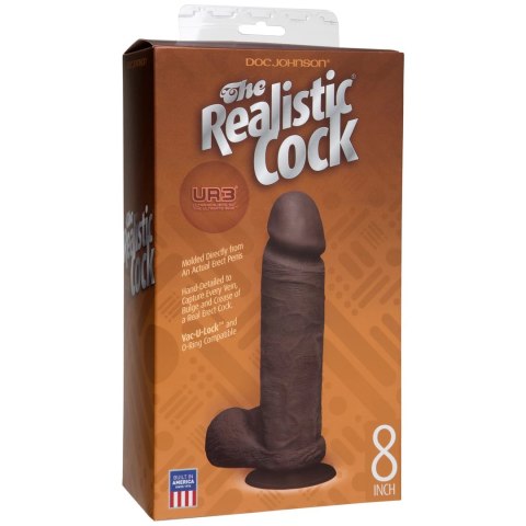 Doc Johnson - Realistyczne dildo z jądrami i przyssawką Ultraskyn Doc Johnson - Realistyczne dildo z jądrami i przyssawką Ultraskyn