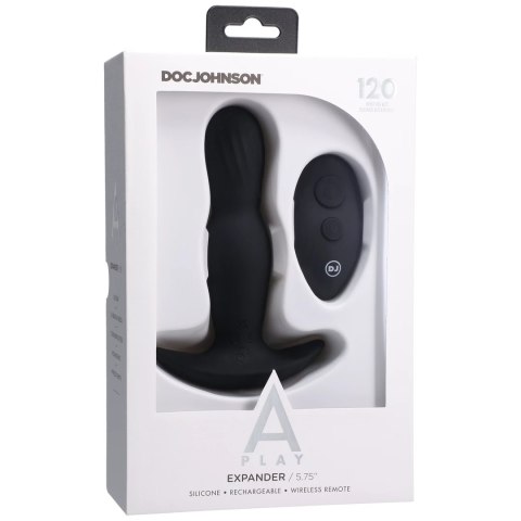 Doc Johnson - Silikonowy korek analny z pilotem zdalnego sterowania Expander Doc Johnson - Silikonowy korek analny z pilotem zdalnego sterowania Expander