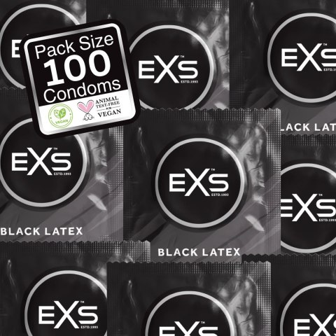 Prezerwatywy czarne 100 szt EXS Prezerwatywy czarne 100 szt EXS
