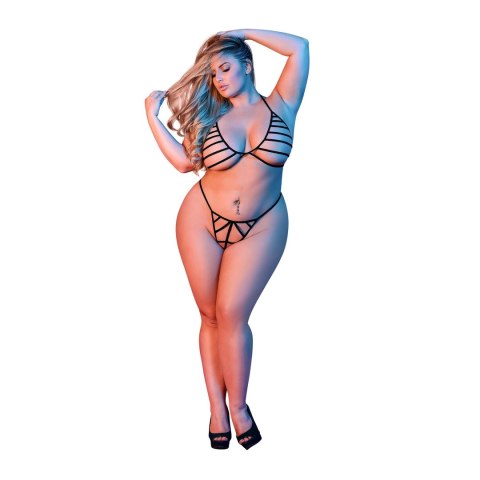 Magic Silk - Komplet biustonosz + stringi - plus size Magic Silk - Komplet biustonosz + stringi - plus size