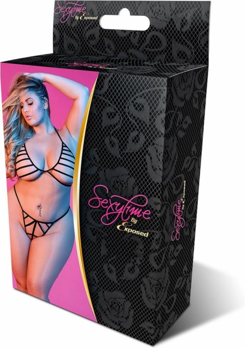 Magic Silk - Komplet biustonosz + stringi - plus size Magic Silk - Komplet biustonosz + stringi - plus size