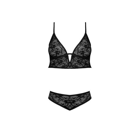 Magic Silk - Komplet biustonosza z fiszbinami i majteczkami - plus size Magic Silk - Komplet biustonosza z fiszbinami i majteczkami - plus size