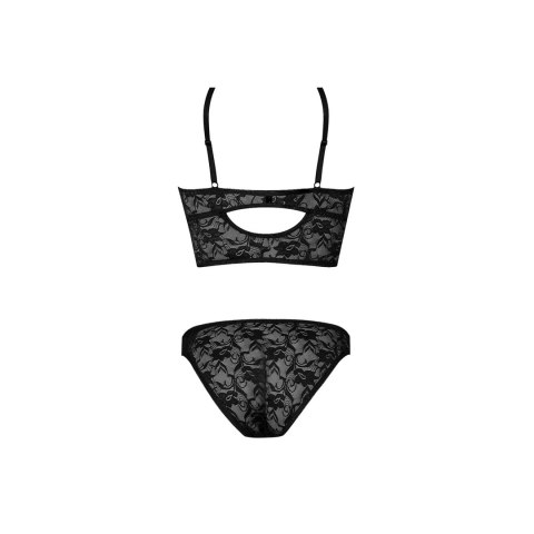 Magic Silk - Komplet biustonosza z fiszbinami i majteczkami - plus size Magic Silk - Komplet biustonosza z fiszbinami i majteczkami - plus size