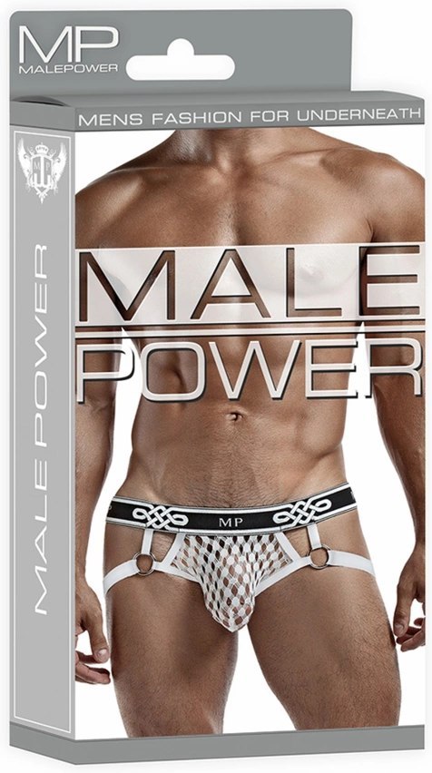 Stringi z otwartym tyłem Jock Ring SM Male Power Stringi z otwartym tyłem Jock Ring SM Male Power