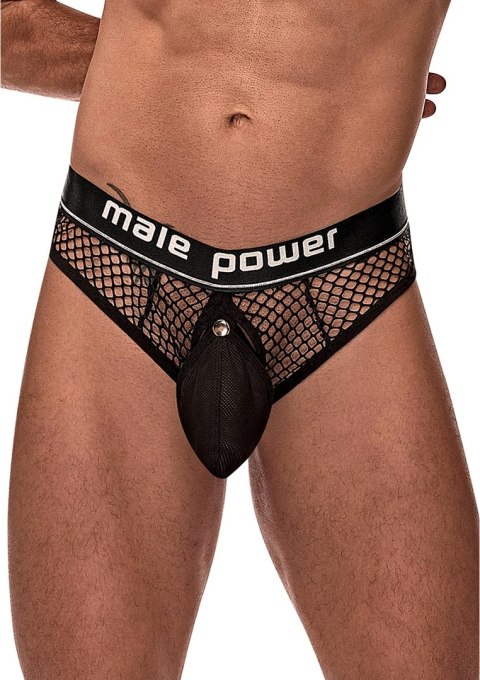 Stringi z siatki z kieszenią LXL Male Power Stringi z siatki z kieszenią LXL Male Power
