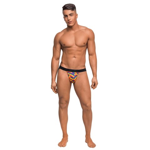 Stringi z otwartym tyłem Jock LXL pride Male Power Stringi z otwartym tyłem Jock LXL pride Male Power
