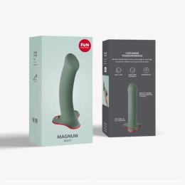 Fun Factory Magnum silikonowy model intymny 18,3 cm oliwkowy