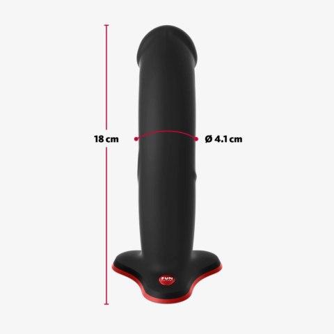 Fun Factory - Silikonowe Zakrzywione Dildo The Boss Czarne Fun Factory - Silikonowe Zakrzywione Dildo The Boss Czarne