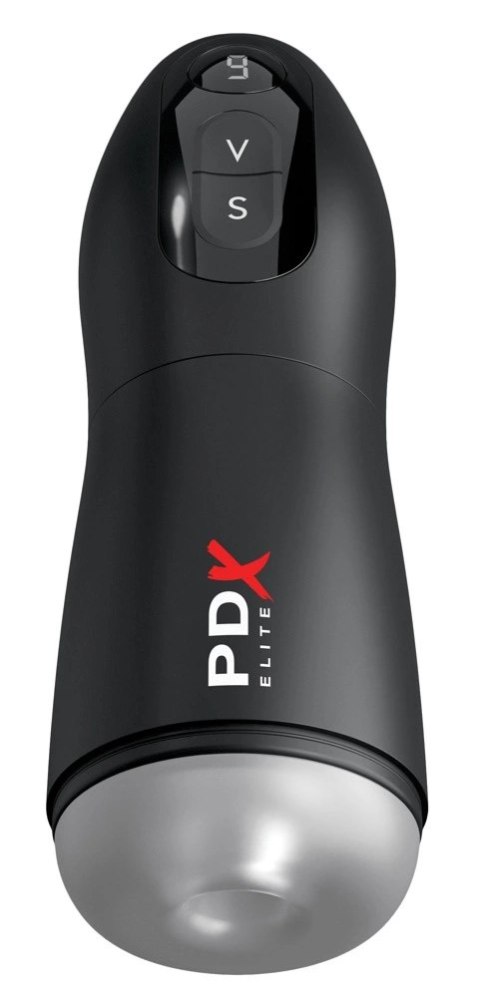 PDX Elite - Masturbator Suck-O-Matic Frosted Blac Z Potężnym Silnikiem PDX Elite - Masturbator Suck-O-Matic Frosted Blac Z Potężnym Silnikiem