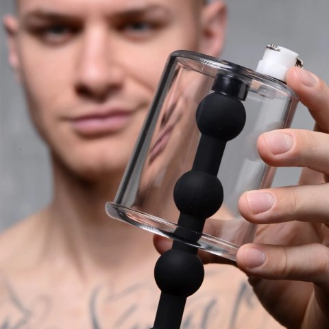 XR Brands - Pompka analna z silikonowymi kulkami analnymi XR Brands - Pompka analna z silikonowymi kulkami analnymi
