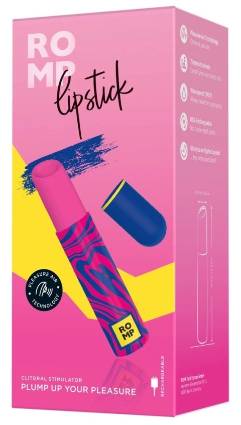 ROMP - Dyskretny Mini Wibrator Szminka Lipstick ROMP - Dyskretny Mini Wibrator Szminka Lipstick