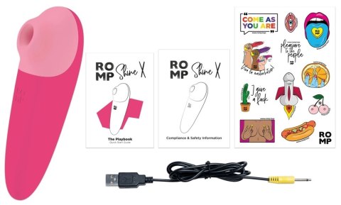 ROMP - Elegancki Wibrator Z Pulsującymi Wibracjami Powietrza Shine X ROMP - Elegancki Wibrator Z Pulsującymi Wibracjami Powietrza Shine X