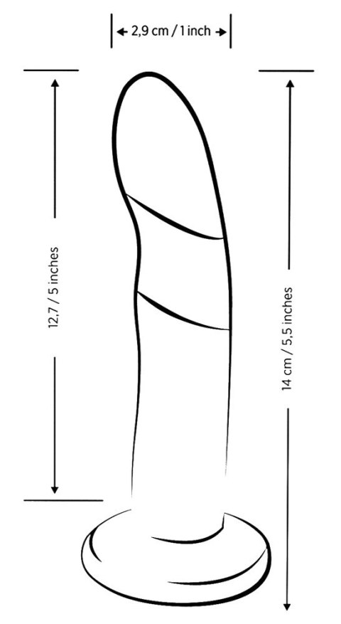 ROMP - Eleganckie Faliste Dildo Dwukolorowe Piccolo ROMP - Eleganckie Faliste Dildo Dwukolorowe Piccolo