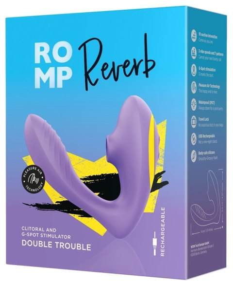 ROMP - Pulsator Łechtaczki Z Stymulacją Punktu-G Reverb ROMP - Pulsator Łechtaczki Z Stymulacją Punktu-G Reverb