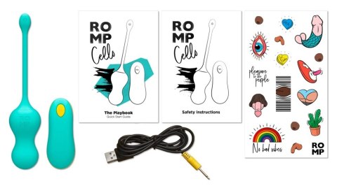 ROMP - Wibrujące Kulki Z Pilotem Bezprzewodowym Cello ROMP - Wibrujące Kulki Z Pilotem Bezprzewodowym Cello
