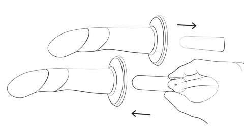 ROMP - Zestaw Dildo Dwukolorowe Z Uprzężą Strap-On Piccolo Pegging Kit ROMP - Zestaw Dildo Dwukolorowe Z Uprzężą Strap-On Piccolo Pegging Kit