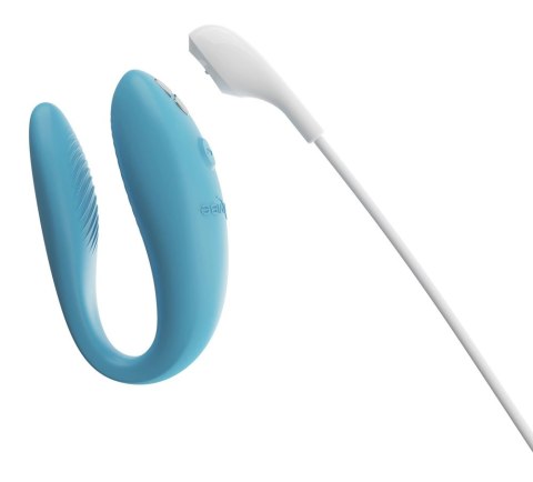 We-Vibe - Wibrator Dla Par Zdalnie Sterowany Sync Go Turquoise We-Vibe - Wibrator Dla Par Zdalnie Sterowany Sync Go Turquoise