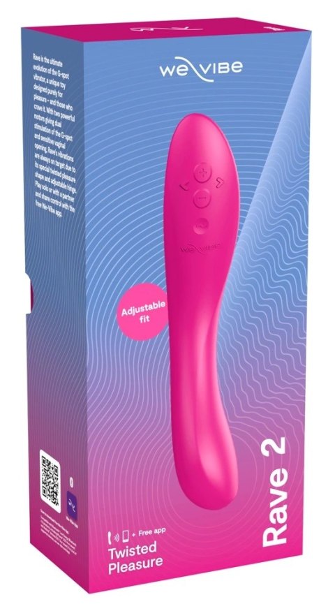 We-Vibe - Wibrator Punktu-G Z Aplikacją Rave 2 by We-Vibe Fuchsia We-Vibe - Wibrator Punktu-G Z Aplikacją Rave 2 by We-Vibe Fuchsia