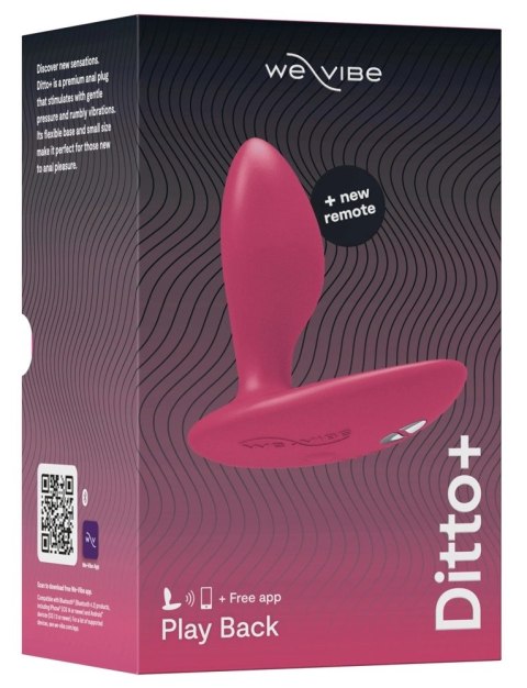 We-Vibe - Wibrujący Korek Analny Ditto+ Cosmic Pink We-Vibe - Wibrujący Korek Analny Ditto+ Cosmic Pink