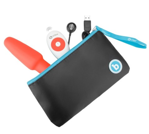 B-Vibe - Korek Analny Z Wibracjami I Pilotem Rimming 2 Pomarańczowy B-Vibe - Korek Analny Z Wibracjami I Pilotem Rimming 2 Pomarańczowy