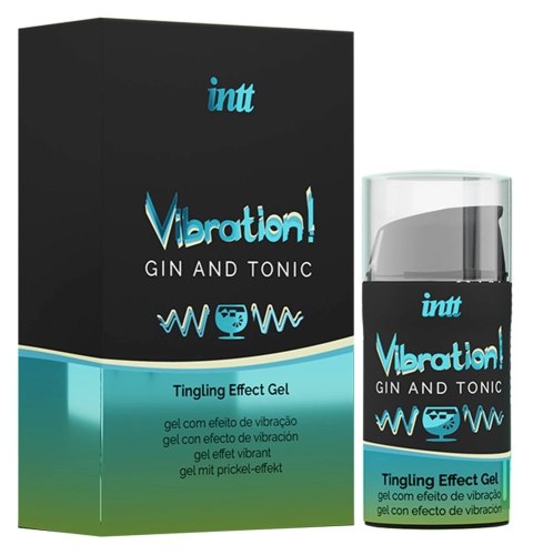 INTT - Żel Wibracyjny Z Efektem Mrowienia Gin z Toniciem 15 ml INTT - Żel Wibracyjny Z Efektem Mrowienia Gin z Toniciem 15 ml