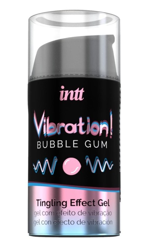 INTT - Żel Wibracyjny Z Efektem Mrowienia Guma Balonowa 15 ml INTT - Żel Wibracyjny Z Efektem Mrowienia Guma Balonowa 15 ml