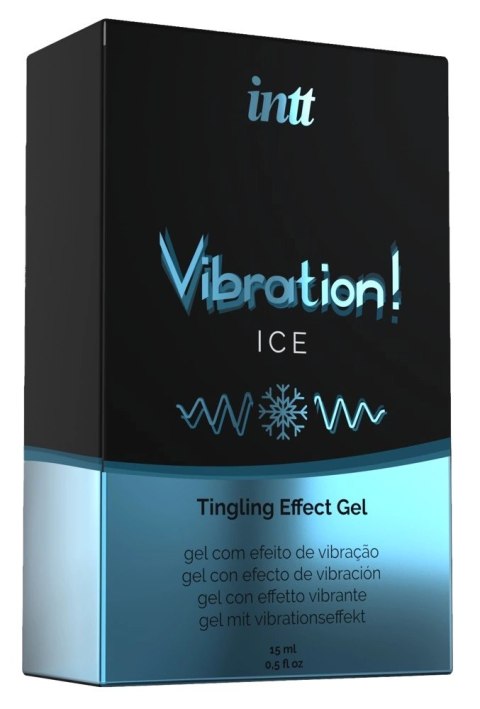 INTT - Żel Wibracyjny Z Efektem Mrowienia Lodowy 15 ml INTT - Żel Wibracyjny Z Efektem Mrowienia Lodowy 15 ml