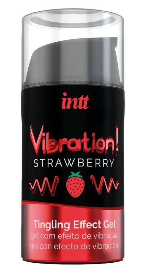 INTT - Żel Wibracyjny Z Efektem Mrowienia Truskawka 15 ml INTT - Żel Wibracyjny Z Efektem Mrowienia Truskawka 15 ml
