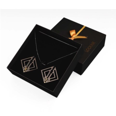 Lockink - Regulowane Zaciski Na Sutki Z Delikatną Zawieszką Szare Lockink - Regulowane Zaciski Na Sutki Z Delikatną Zawieszką Szare