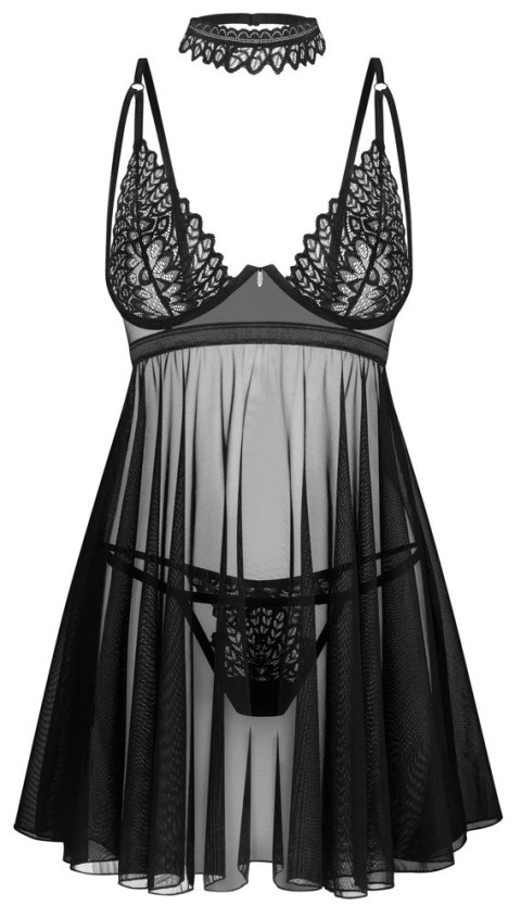 Obsessive - Seksowna Babydoll Ze Stringami I Chokerem Donarella XS/S Obsessive - Seksowna Babydoll Ze Stringami I Chokerem Donarella XS/S