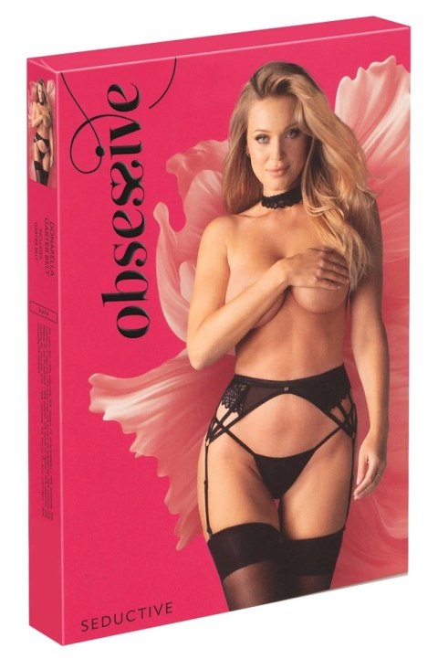 Obsessive - Seksowny Czarny Pas Do Pończoch Donarella XS/S Obsessive - Seksowny Czarny Pas Do Pończoch Donarella XS/S