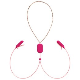 Ohmibod - Zaciski Na Sutki Wibracyjny Sterowane Aplikacją Różowe