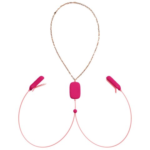 Ohmibod - Zaciski Na Sutki Wibracyjny Sterowane Aplikacją Różowe Ohmibod - Zaciski Na Sutki Wibracyjny Sterowane Aplikacją Różowe