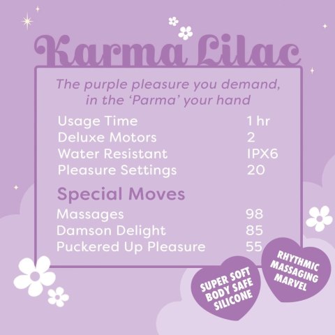 Unihorn - Stymulator Łechtaczki Jednorożec Karma Lilac Unihorn - Stymulator Łechtaczki Jednorożec Karma Lilac