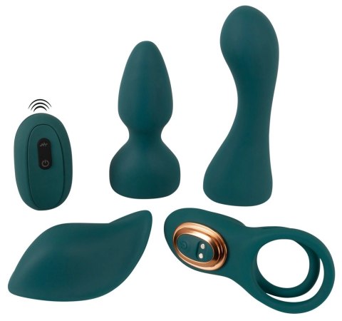 Couples Choice - Zestaw Mini Wibratorów Dla Par 4 szt Zielone Couples Choice - Zestaw Mini Wibratorów Dla Par 4 szt Zielone