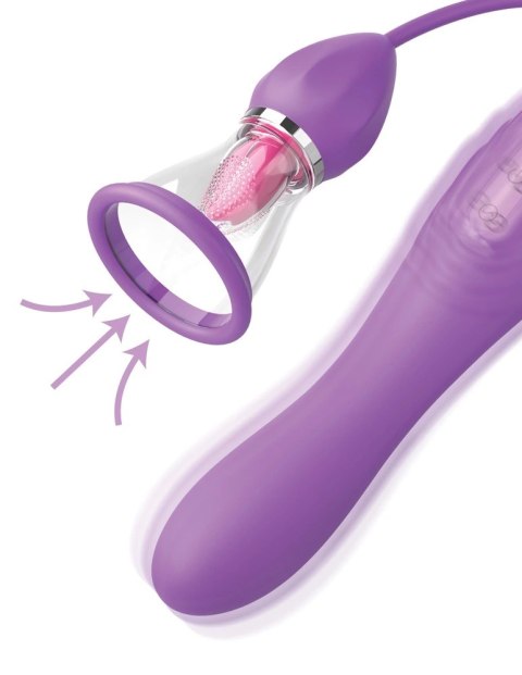 Fantasy For Her - Wibrator Ssący Z Języczkiem Do Lizania FFH Her Ultimate Pleasure MaxP Fantasy For Her - Wibrator Ssący Z Języczkiem Do Lizania FFH Her Ultimate Pleasure MaxP