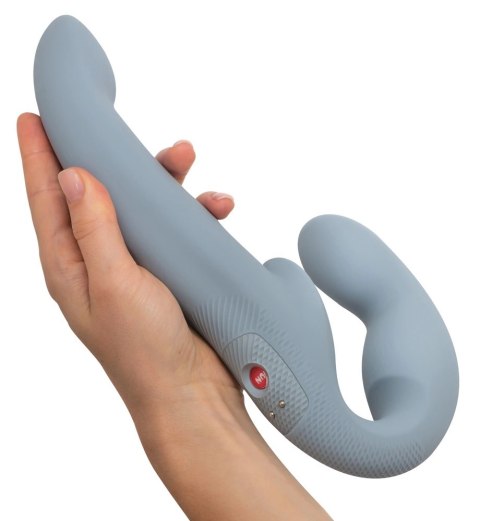 Fun Factory - Podwójne Dildo Z Wibracjami Share Vibe Pro Cool Szare Fun Factory - Podwójne Dildo Z Wibracjami Share Vibe Pro Cool Szare